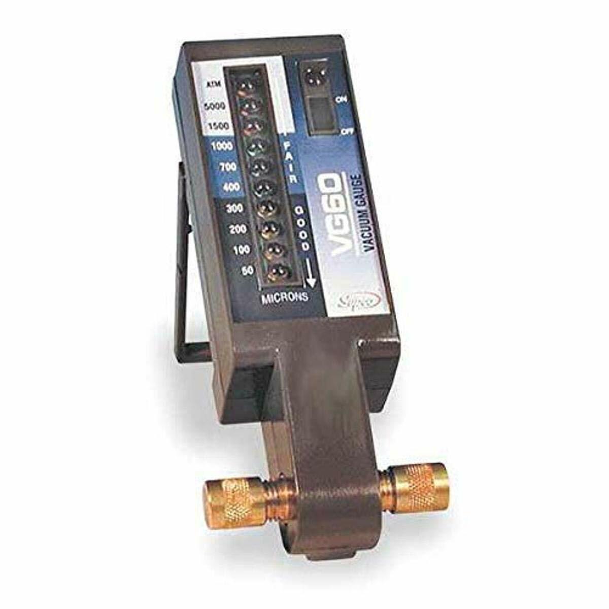 SUPCO VG60 Vacuum Gauge, 500 psi, 35 Degree F to 125 Degree F