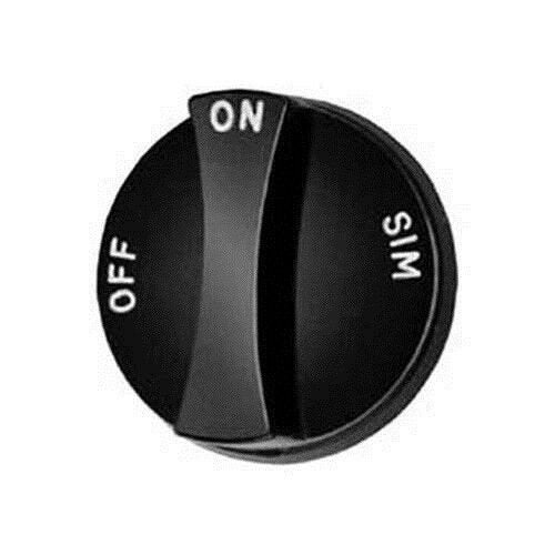 KNOB, TOP BURNER Black Franklin Chef no.140397 for GH SERIES