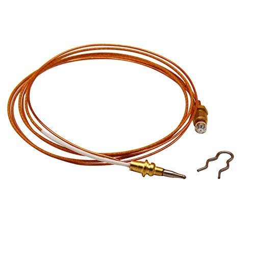 110186-01 Thermocouple 33 Inches Wire Clip Mounted Desa Comfort Glow Vanguard Thermo Coupler Sensor