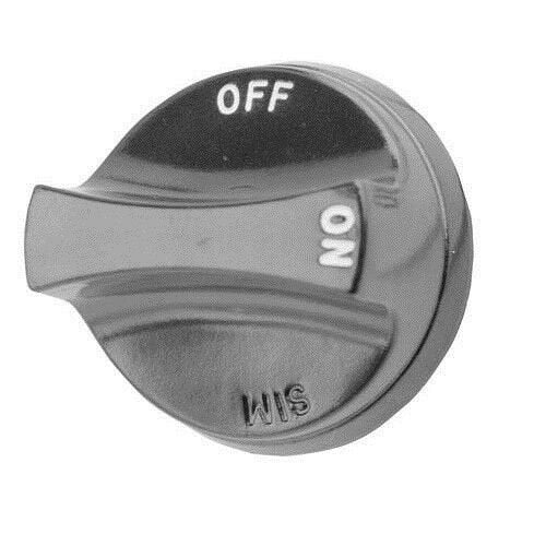KNOB, TOP BURNER Black Franklin Chef no.140397 for GH SERIES