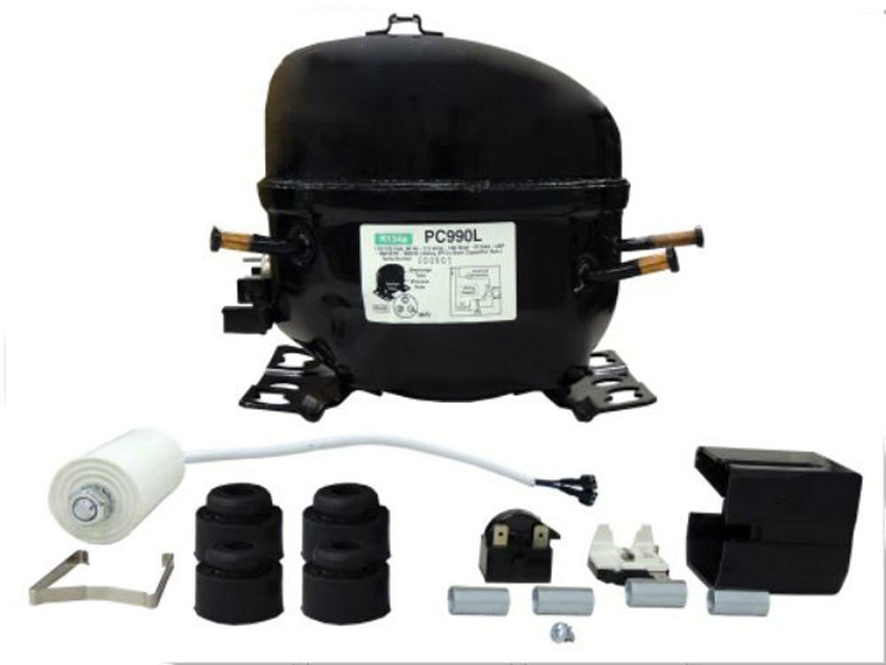 SPC990L REFRIGERATION COMPRESSOR 1/4 HP 990 BTU 115 V 134A 60HZ