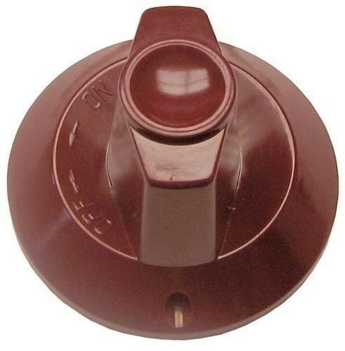 RED PLASTIC BURNER VALVE KNOB 2 1/2" dia VULCAN HART WOLF 719259-2 719259