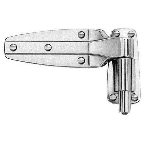 KASON 1248 SPRING ASSIST CAM LIFT HINGE CHROME FLUSH MOUNT 10 1/8 long