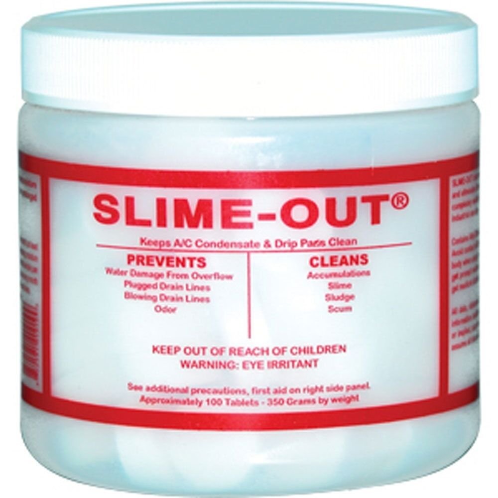 SLIME-OUT Condensate Pan Conditioning Tablets Supco SO100 100 tabs