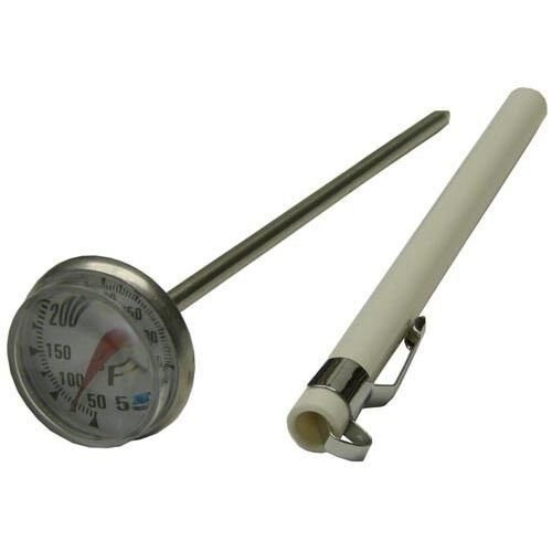 TEST THERMOMETER 50 TO 550 DEGREES F 1" DIAL FACE NSF VERIFIED
