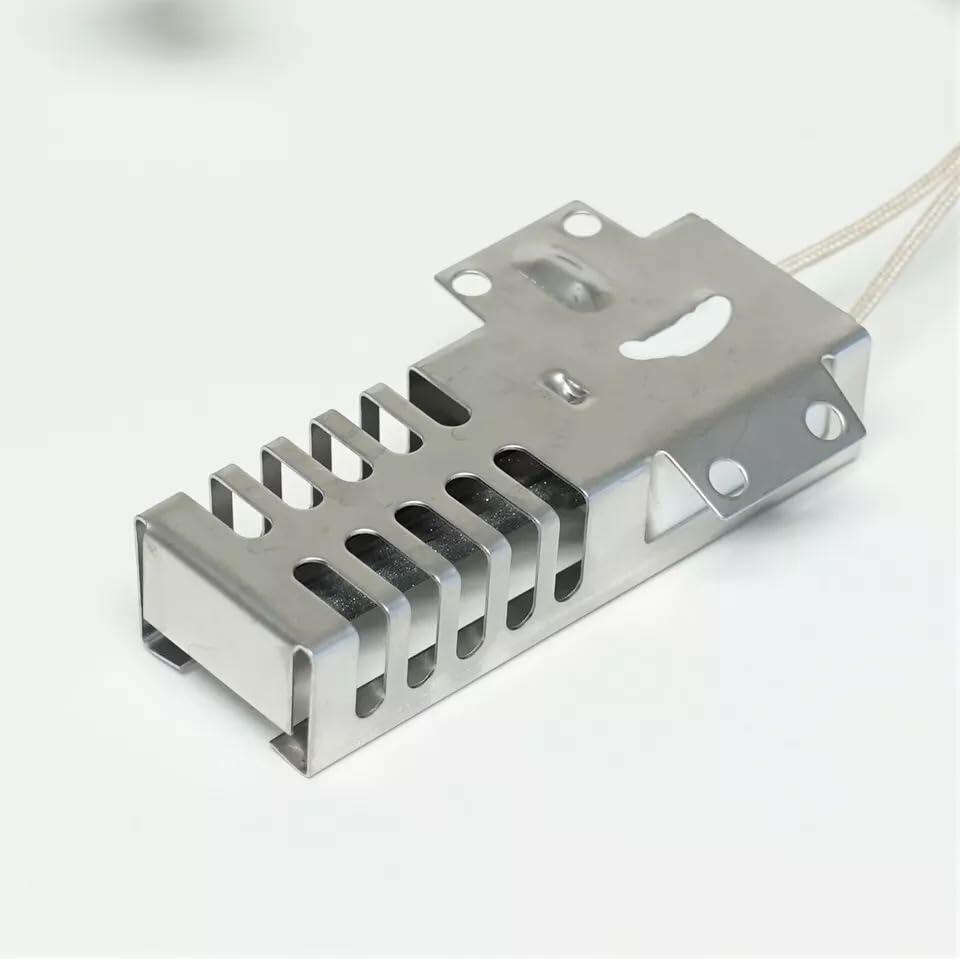 SGR1321 Gas Oven Range Ignitor Replacement,for GE Norton WB13K21 501A PS231280 AP2020569 New with 2 Ceramic Wire Nuts, 8 inch Wire Leads, Metal Shield