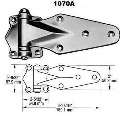 HINGE (1-1/8 OFFSET, 6-1/4LONG) 1070A 1070A00024 KASON