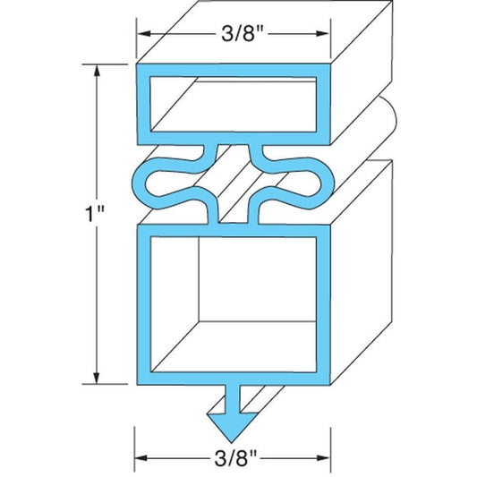 TRUE REFRIGERATION GASKET 810802 for T-72 GDM-72 full