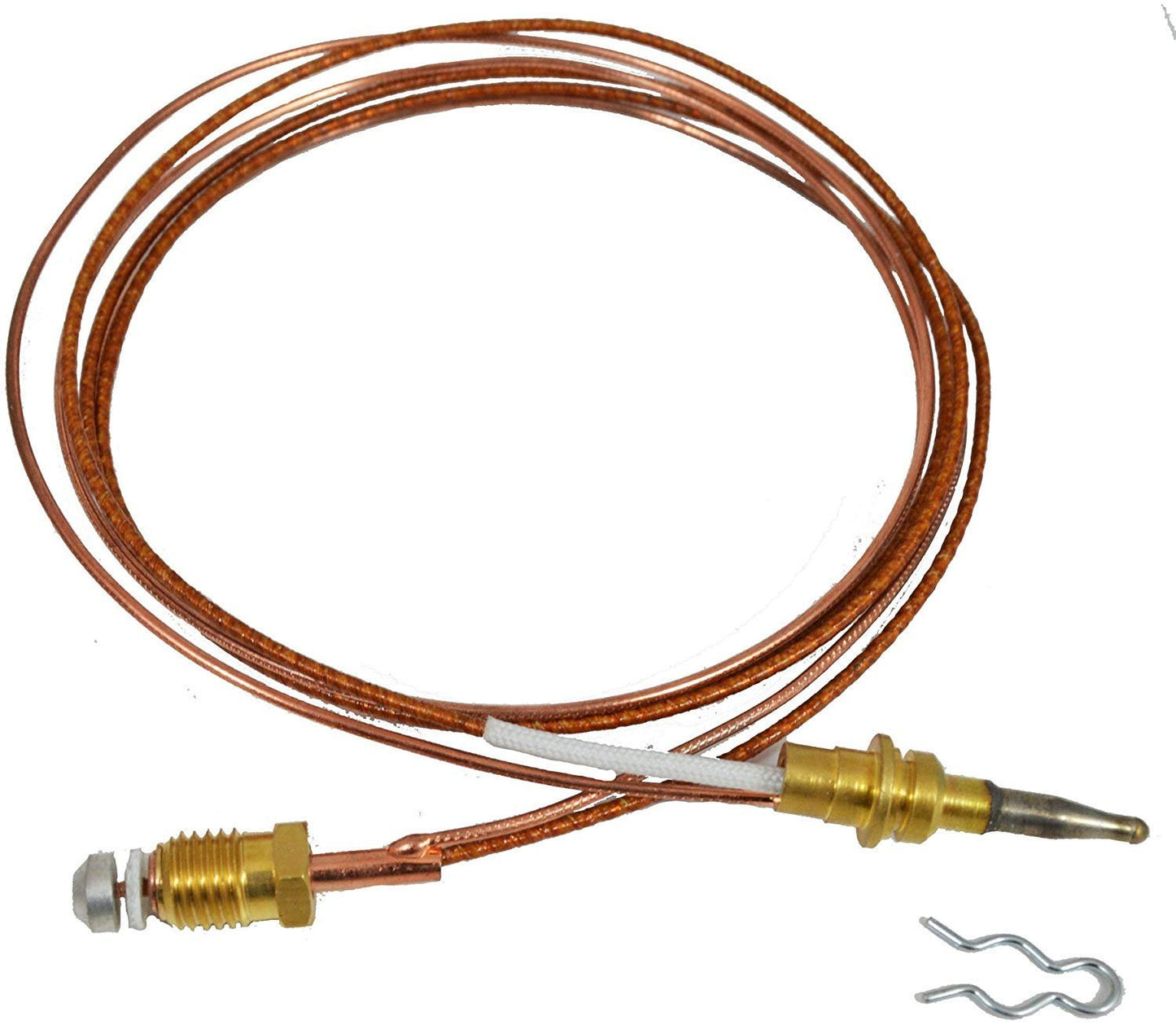 Dragon Lung LAN 110186-01 Thermocouple 33" Dual Wire Clip Mounted for Desa Vanguard Comfort Glow