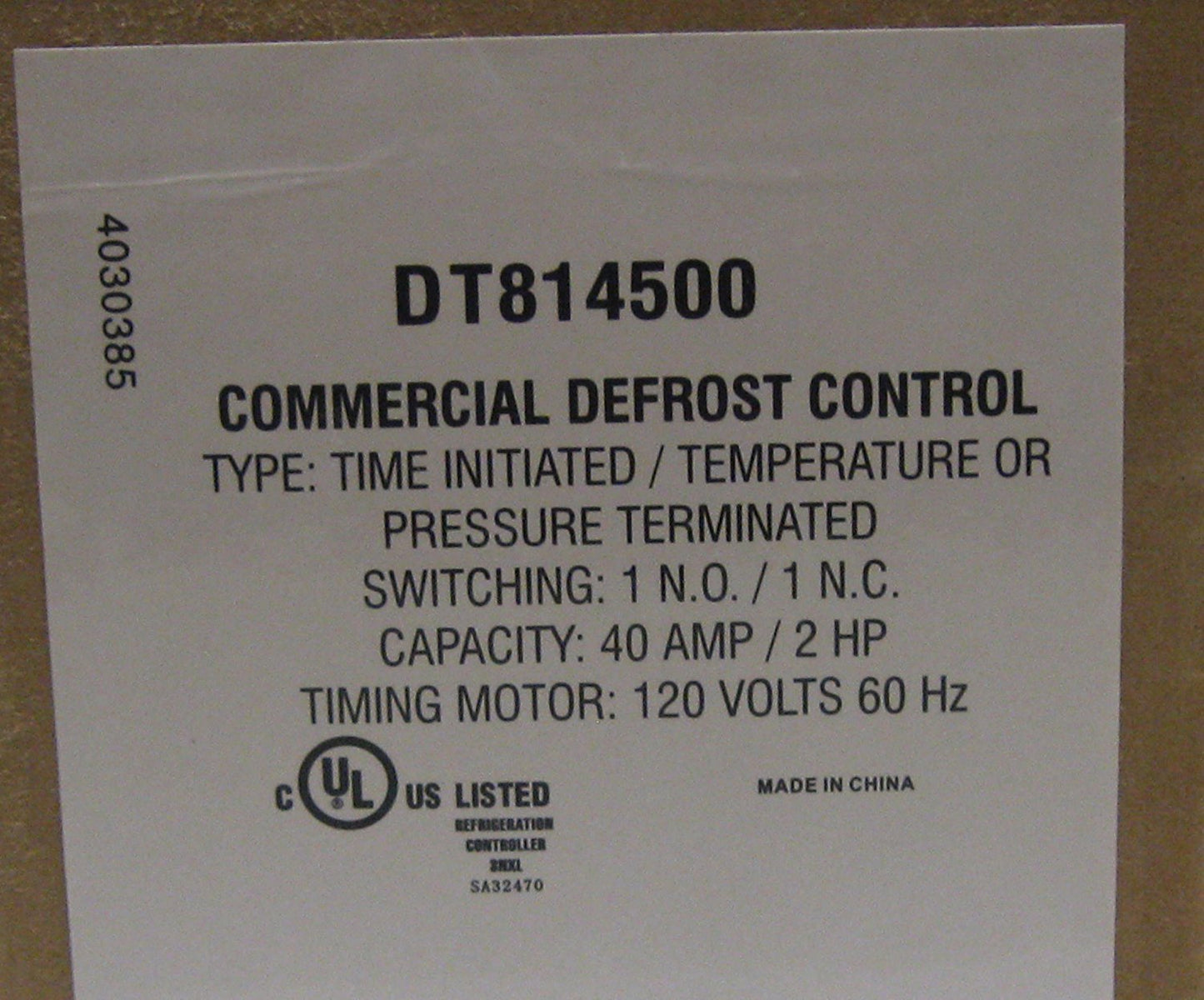 Supco S8145-00 Complete Commercial Defrost Timer (Replaces Paragon 8145-00)