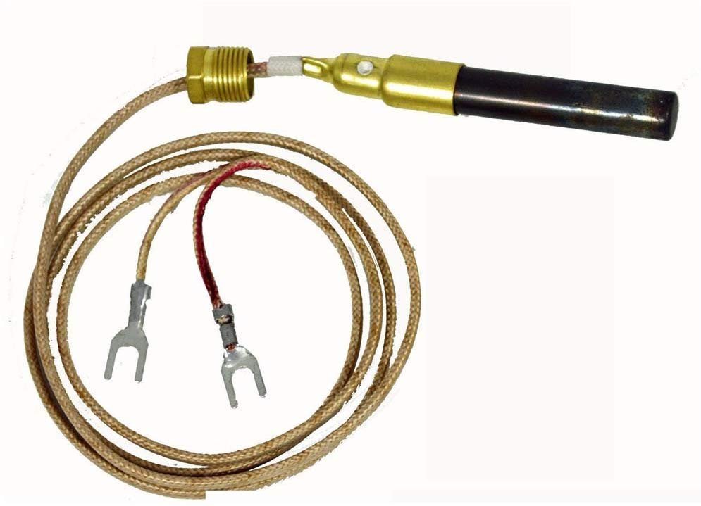 36" Fireplace Thermopile for SIT 820 valve NOVA Gas Logs 250 - 750 Millivolt