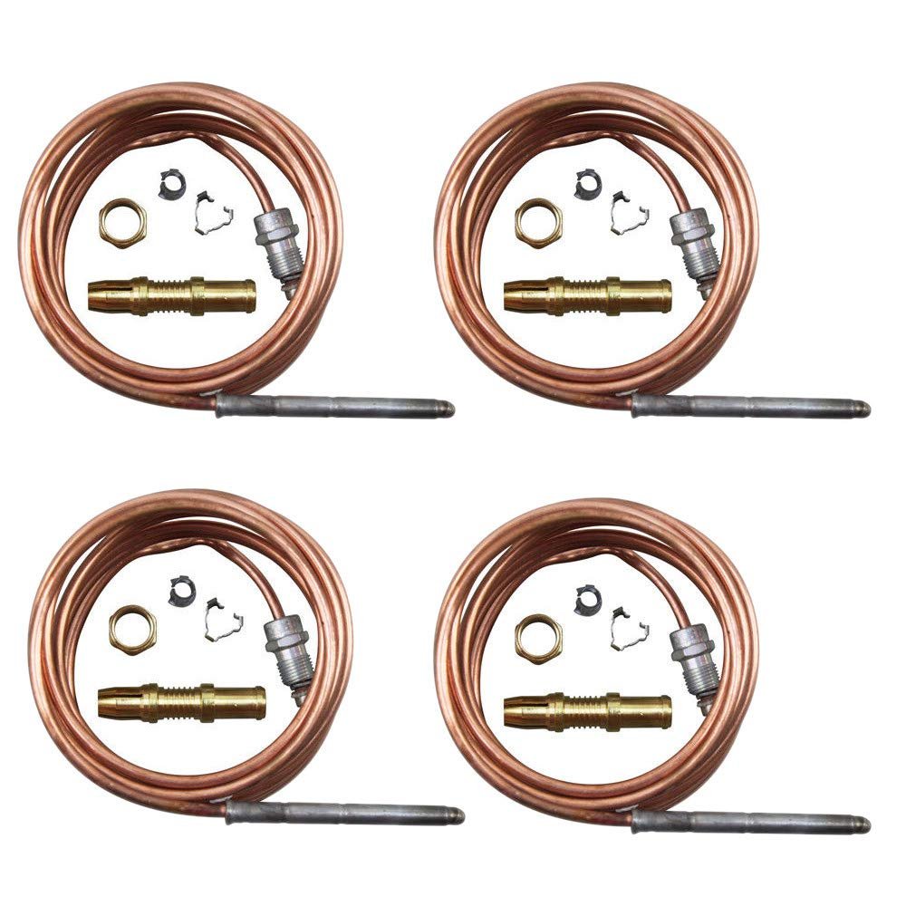 4 Pack 72" Thermocouple Replaces Garland 1920401 Bakers Pride M1296X M1296A DCS 13007-2