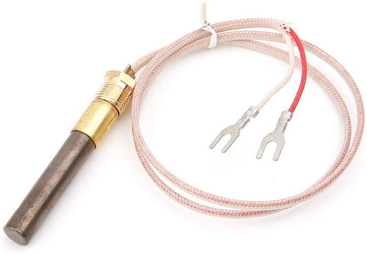 CUGHD Gas Fireplace 24" Thermocouple 750℃ Millivolt Replacement Thermopile Thermogenerator