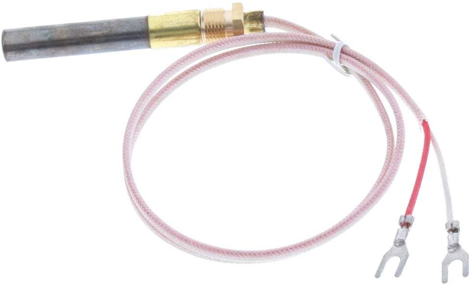 Almencla 2PCS 2ft Gas Fireplace Thermopile Thermogenerator Pilot Generator Replacement