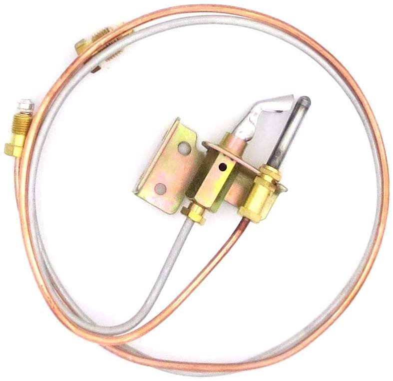 Meter Star Water Heater Pilot Burner With Pilot Thermocouple and Tubing LP Propane 1 Set,Thermocouple 0.5 meter M9x1,Alumium pipe 0.55 meter