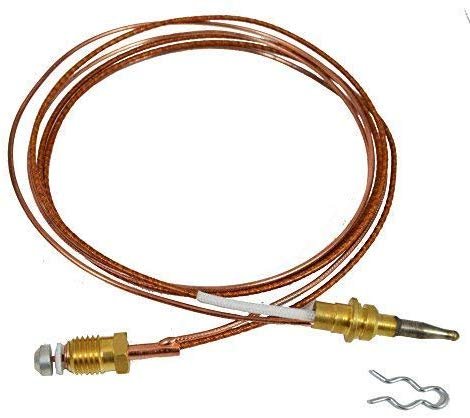 110186-01 Thermocouple 33" Dual Wire Clip Mounted for Desa Vanguard Comfort glow