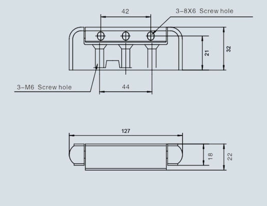 HINGE suitable replacement for KASON ® 214 and 213 CHG ® R42 -7841 7/8 " offset