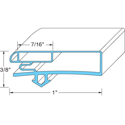 Anthony MASTERBILT Door Gasket 02-14160-2000 02-14160-2007 02-14160-2036