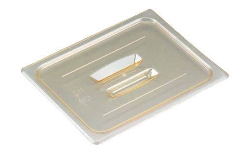 Cambro 20HPCH150 Amber Half Size H-Pan Cover with Handle