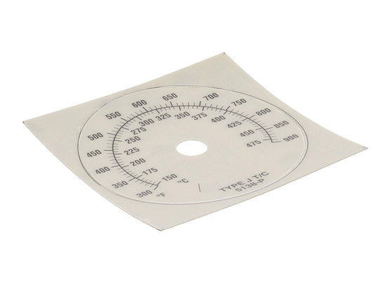 Nieco 5138-P Round Dial Sticker