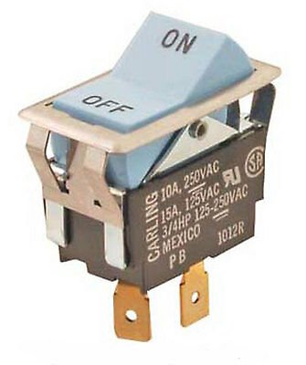 SWITCH ON/OFF BLOWER (SPST, BLUE) Blodgett nos. 6496  BCG, DFG, FA/GZL