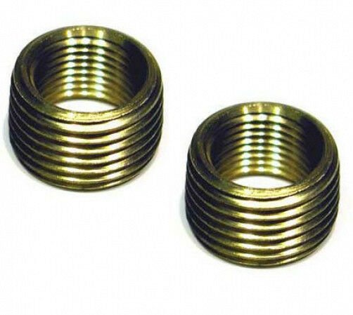 BRASS Flush Reducing Bushing 1/2” x 3/8” 2 pieces VULCAN HART 719153