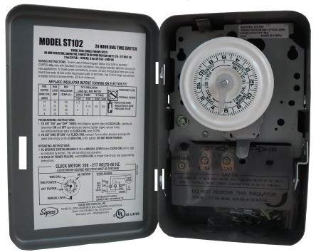 General Purpose Timer 24Hr. Replaces: Precision CD102 , Intermatic T102 , Paragon 4002-71