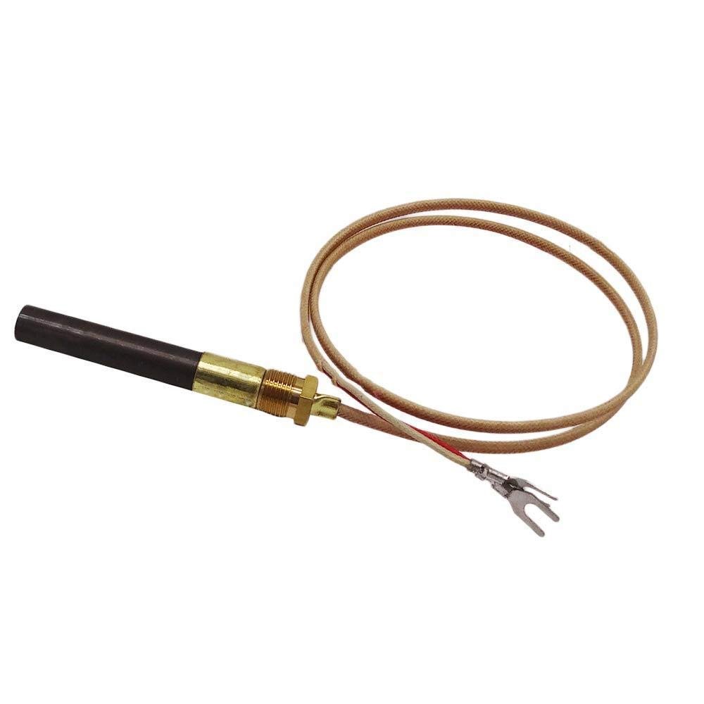 WEE-WEE 24" Fireplace Millivolt Replacement Thermopile Generators 750℃ Temperature Resistance