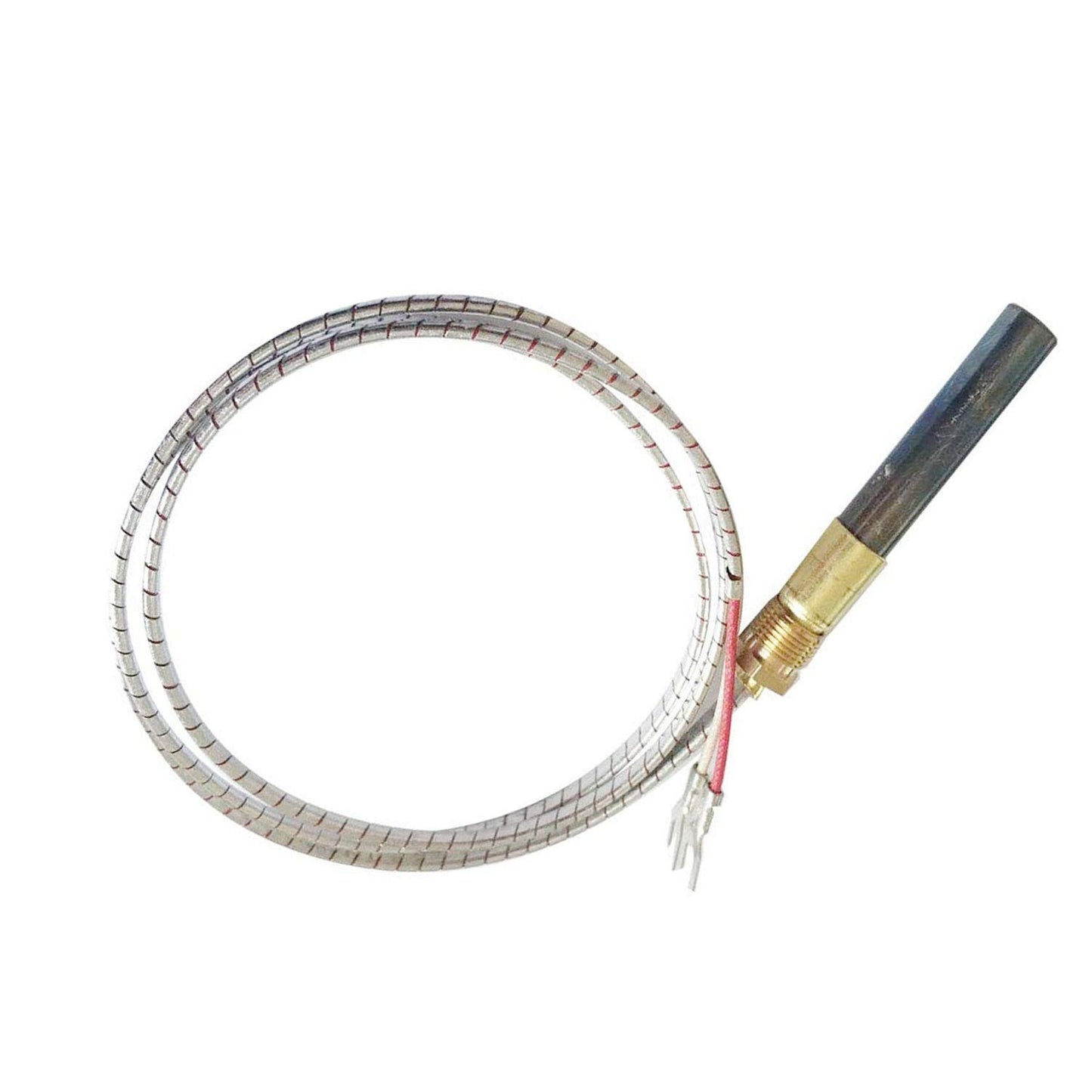 MENSI Propane Gas Fireplace 750 Millivolt Replacement Thermopile Generators (36" Aluminium Glass Fiber Wire)