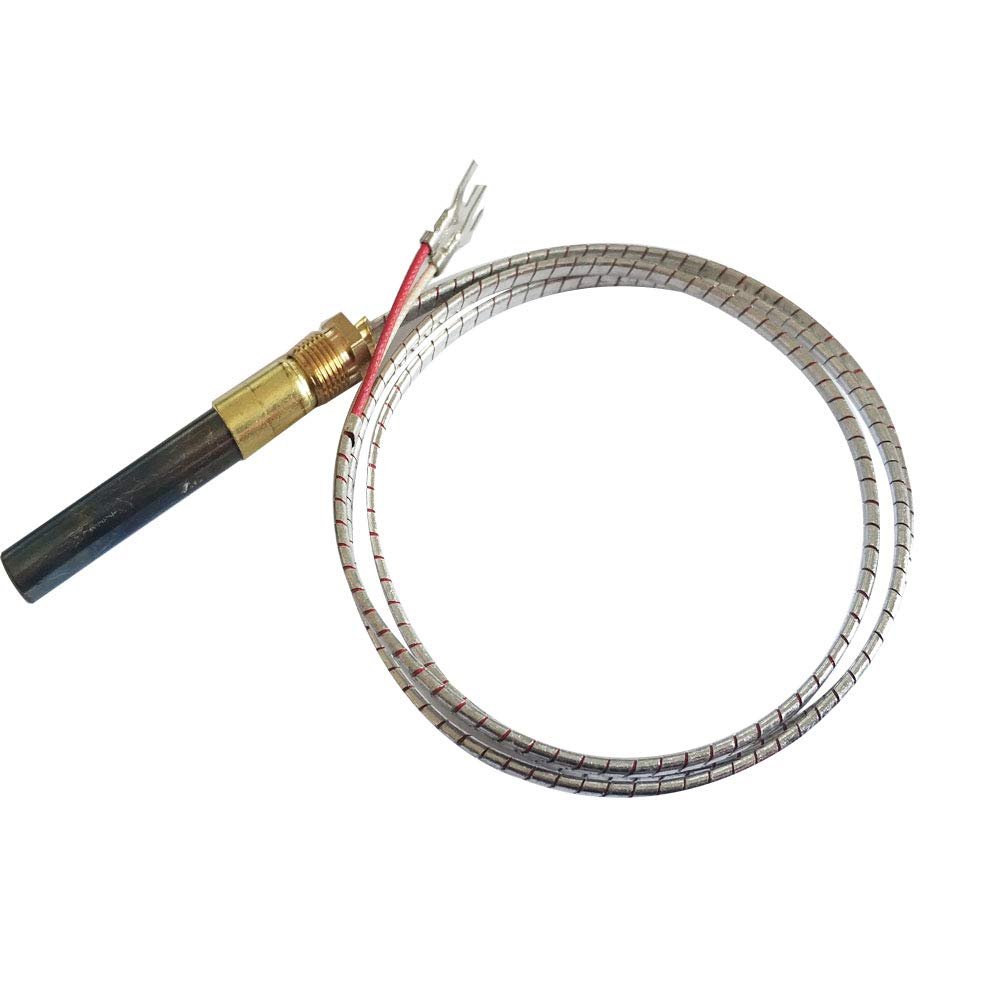 MENSI Propane Gas Fireplace 750 Millivolt Replacement Thermopile Generators (36" Aluminium Glass Fiber Wire)