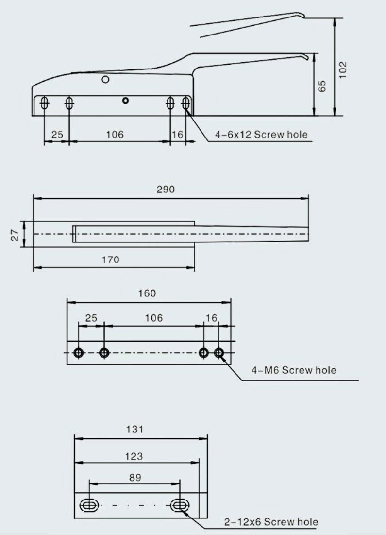 MAGNETIC LATCH CURVED HANDNE COMPLETE  WITHOUT LOCK Replaces CHG R25-1700-XNC