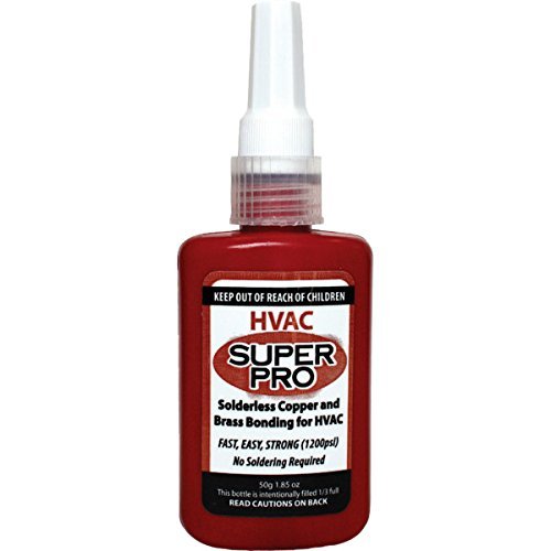 1.85 Oz HVAC Super Pro - Solderless Copper, Aluminum And Brass Bonding - No Soldering Required - Air Conditioning - Refrigeration