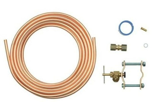 C15 SUPCO Icemaker / Humidifier Installation Kit 1/4 copper and tap valve